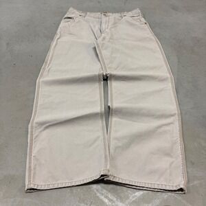 Vintage 90s Old Navy Baggy Tan Carpenter Pants